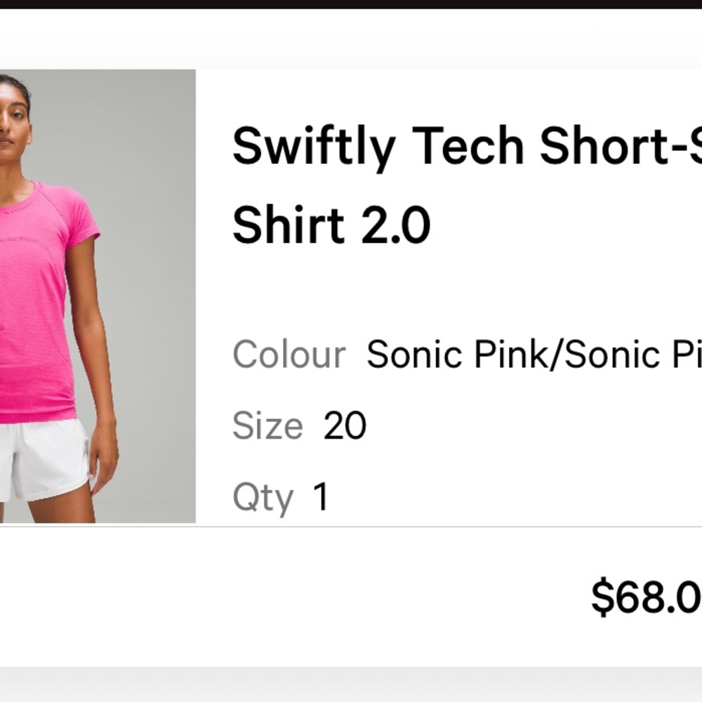Swiftly Tech Short-Sleeve Shirt 2.0 - Pink